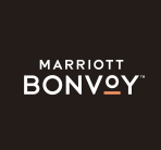 Marriott Bonvoy Logo Lockup, linking to homepage